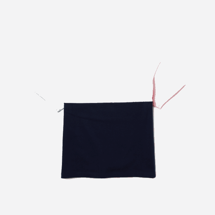 Lacoste Heritage Pocket Color-block Crew Neck Cotton T-Shirt 646T3179 Navy Blue White Pink GTA Girls