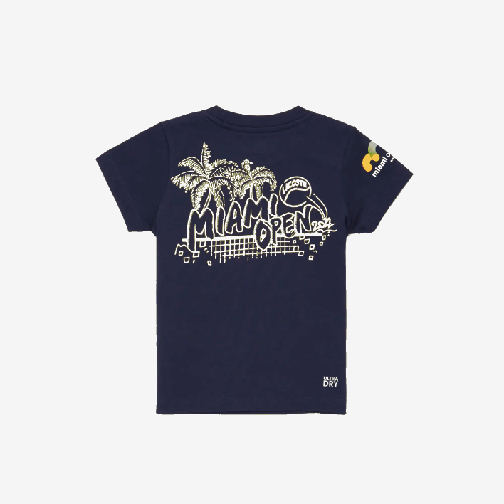 Lacoste Miami Open Graphic Logo T-shirt 646T3176 Navy Blue 166 Kids