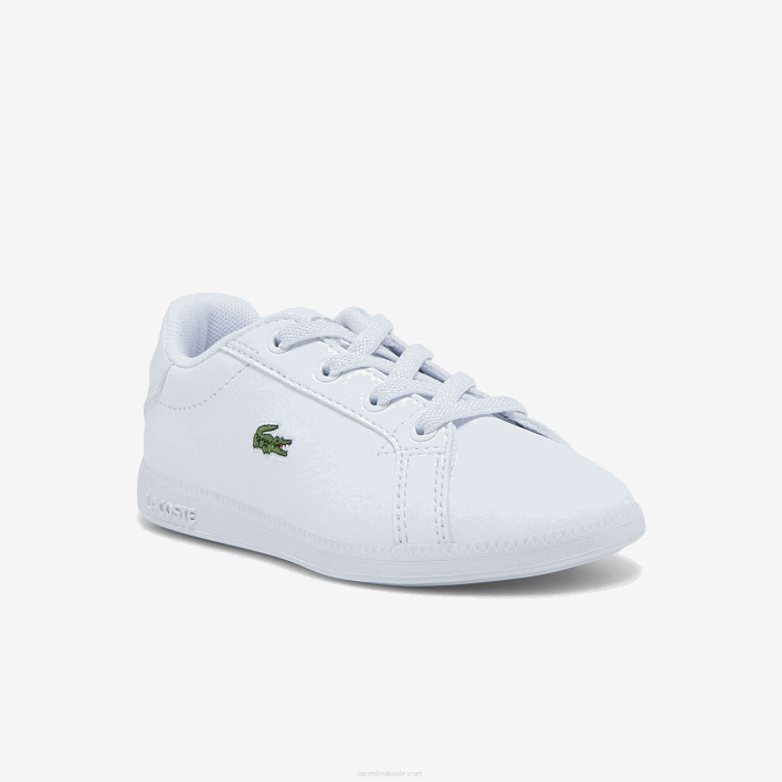 Lacoste Graduate Sneakers 646T2991 White & Black 147 Infants
