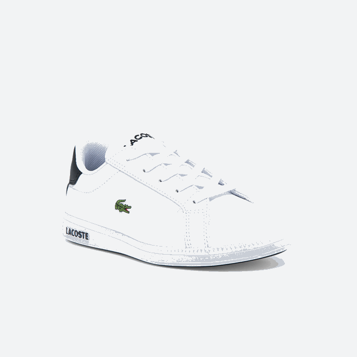 Lacoste Graduate Sneakers 646T3302 White & Black 147 Kids