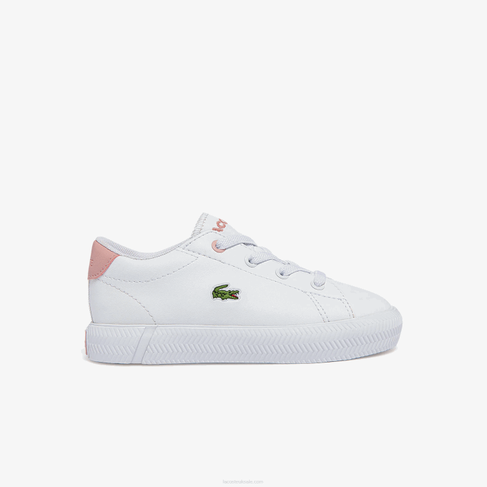Lacoste Gripshot Sneakers 646T2970 White & Light Pink 1Y9 Infants