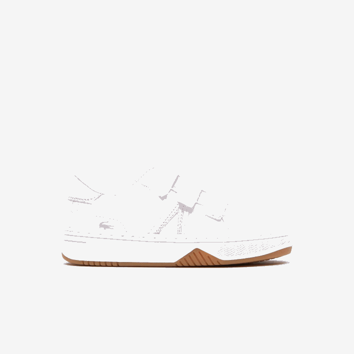 Lacoste L001 Synthetic Sneakers 646T2977 White & Pink B53 Infants