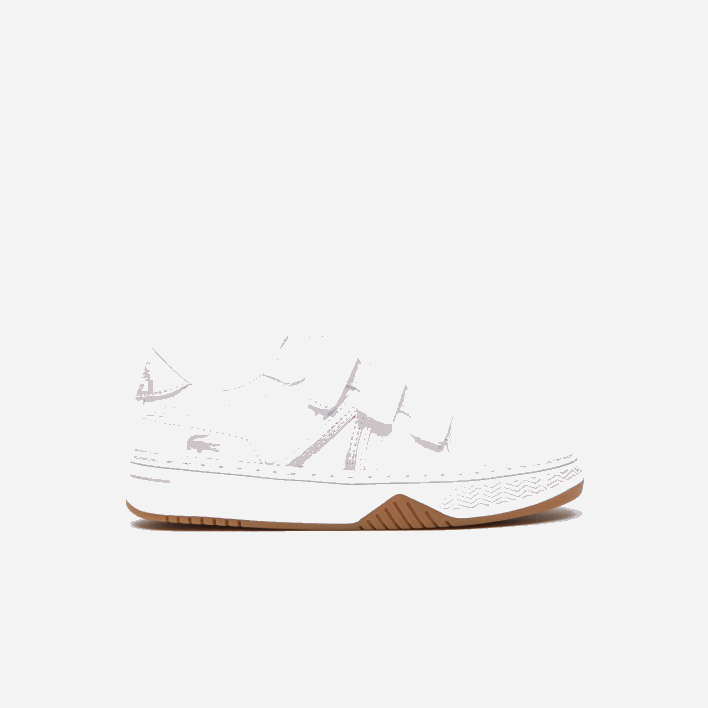 Lacoste L001 Synthetic Sneakers 646T3258 White & Pink B53 Kids