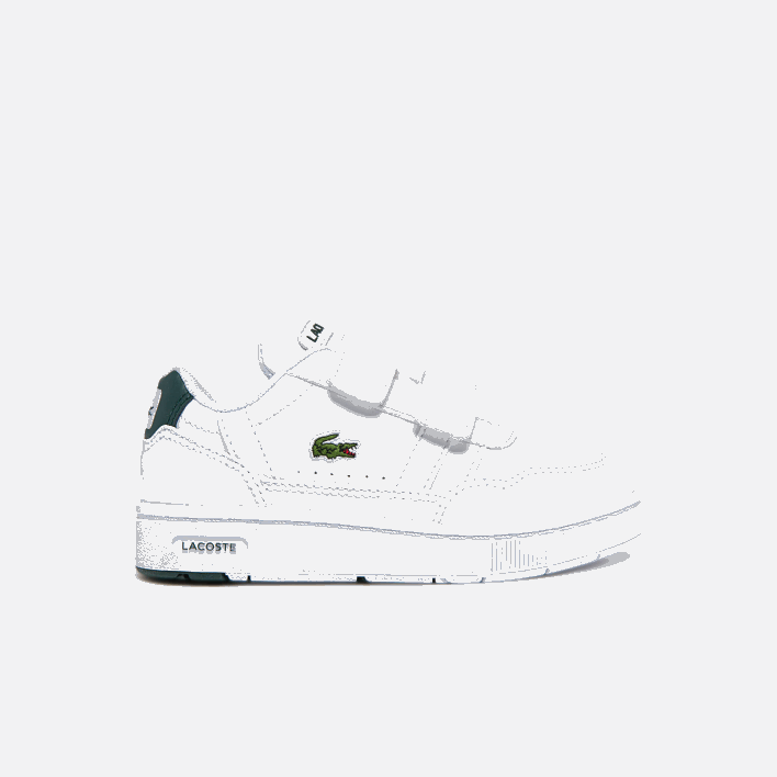 Lacoste T-Clip Synthetic Sneakers 646T2942 White & Dark Green 1R5 Infants