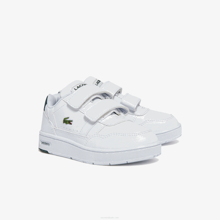 Lacoste T-Clip Synthetic Sneakers 646T2942 White & Dark Green 1R5 Infants