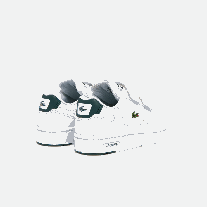 Lacoste T-Clip Synthetic Sneakers 646T2942 White & Dark Green 1R5 Infants