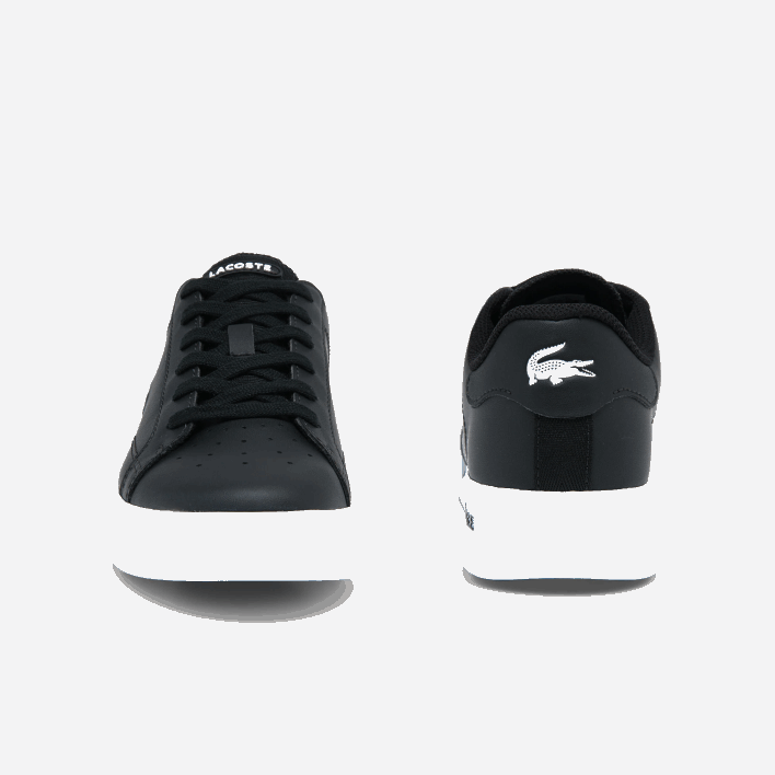 Lacoste Twin Serve Synthetic Sneakers 646T3319 Black & White 312 Juniors
