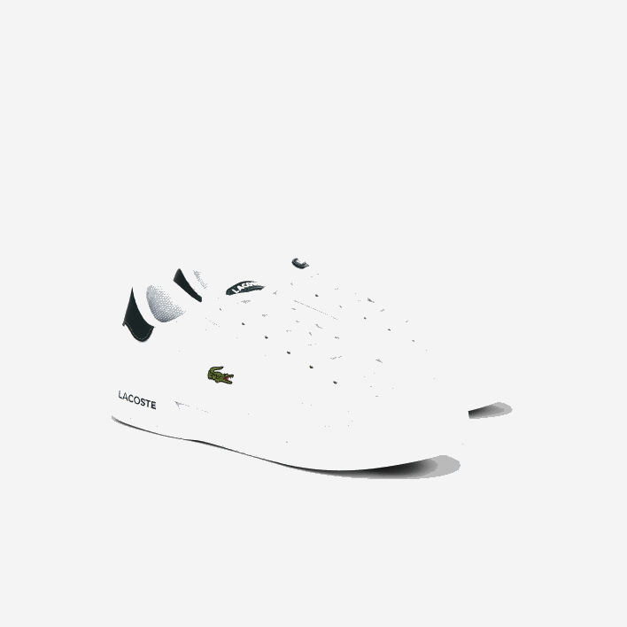 Lacoste Twin Serve Synthetic Sneakers 646T3320 White & Dark Green 1R5 Juniors