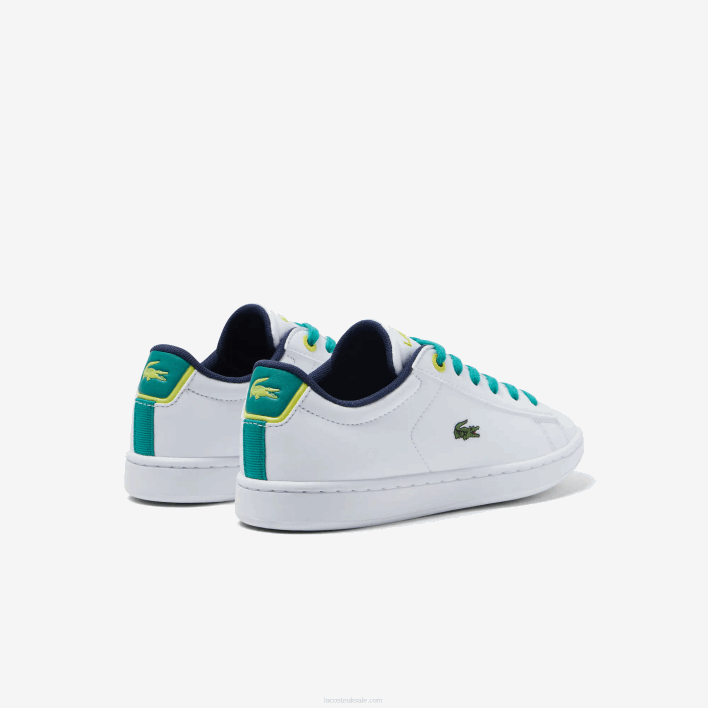 Lacoste Carnaby Synthetic Sneackers 646T3331 White/Green 082 Juniors