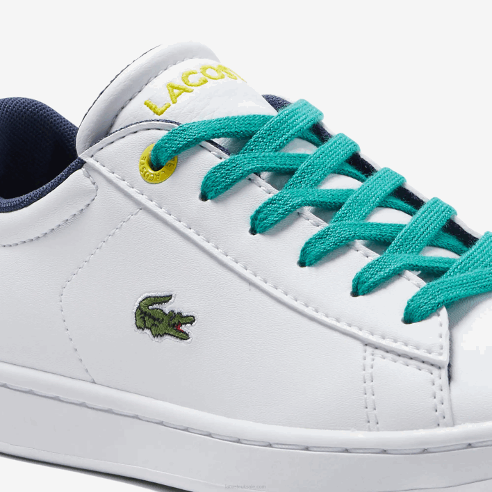 Lacoste Carnaby Synthetic Sneackers 646T3331 White/Green 082 Juniors