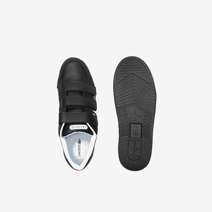 Lacoste L001 Synthetic Sneackers 646T3324 Black & White 312 Juniors