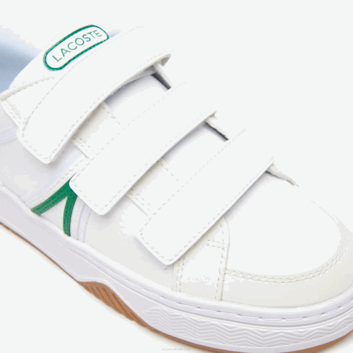 Lacoste L001 Synthetic Sneackers 646T3325 White/Green 082 Juniors