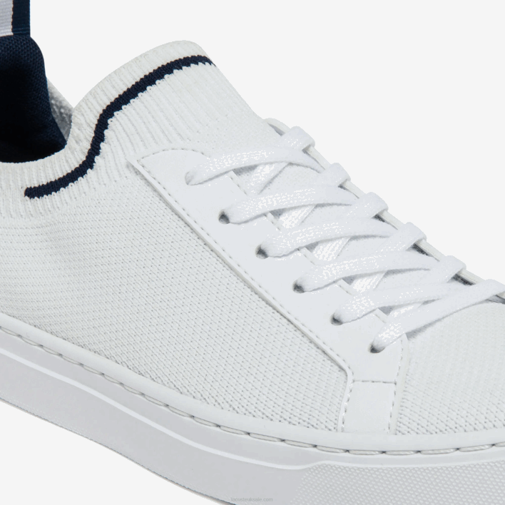 Lacoste La Piquee Textile Tricolor Sneakers 646T3317 White/Navy & Red 407 Juniors