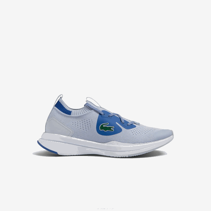 Lacoste Run Spin Knit Textile Sneakers 646T3312 Light Blue 52C Juniors