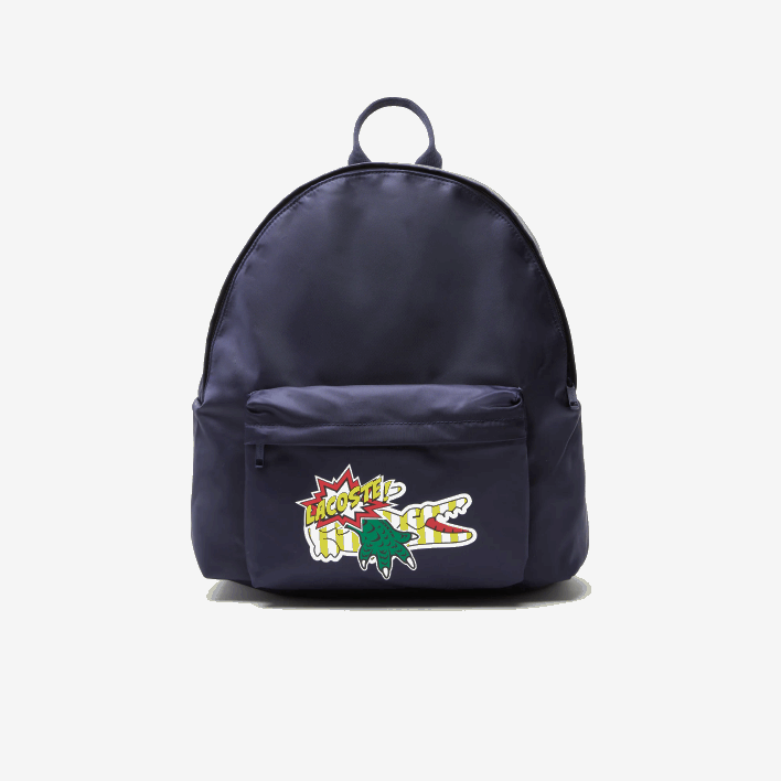 Lacoste Comic Print Backpack 646T2109 Marine 166 Marina K99 Men