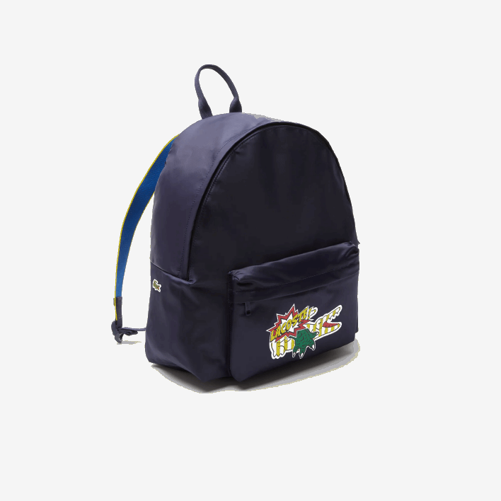 Lacoste Comic Print Backpack 646T2109 Marine 166 Marina K99 Men