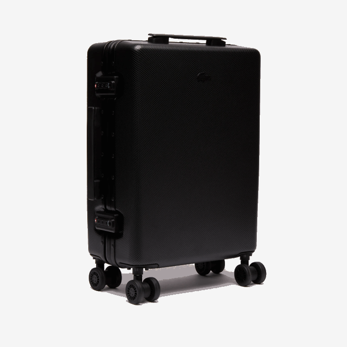Lacoste Chantaco Polycarbonate Cabin Suitcase 646T2046 Black 000 Men