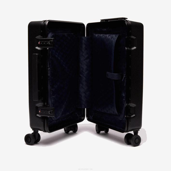 Lacoste Chantaco Polycarbonate Cabin Suitcase 646T2046 Black 000 Men