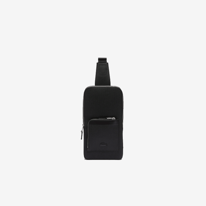 Lacoste Chantaco Snug Leather Bag 646T2014 Black 000 Men