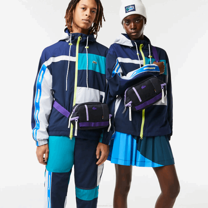 Lacoste Color-Block Bag 646T2088 Noir Samui Neva Farine K96 Men