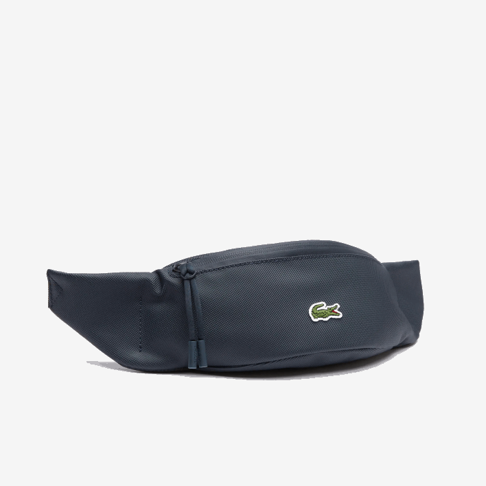 Lacoste LCST Coated Canvas Zippered Fanny Pack 646T2066 Eclipse B88 Men