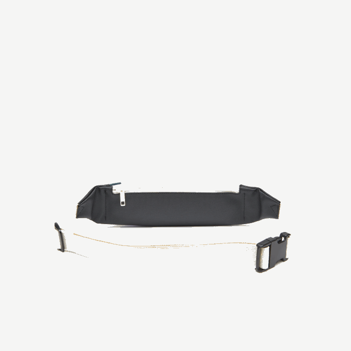 Lacoste Patchwork Effect Waist Bag 646T2061 Noir Laponie Plumage Cyna L19 Men