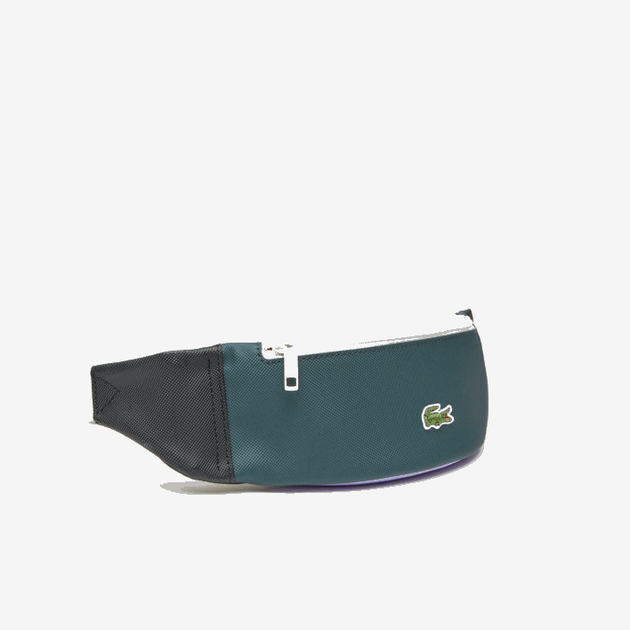 Lacoste Patchwork Effect Waist Bag 646T2061 Noir Laponie Plumage Cyna L19 Men