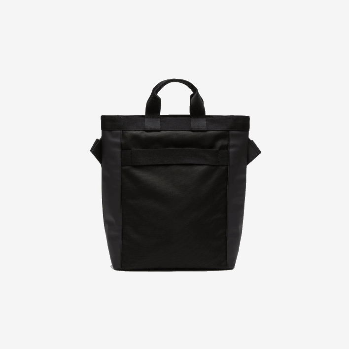 Lacoste Signature Print Water-Repellent Tote Bag 646T2057 Noir Lime K68 Men