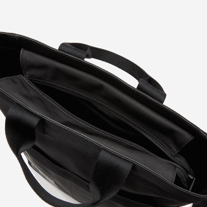 Lacoste Signature Print Water-Repellent Tote Bag 646T2057 Noir Lime K68 Men