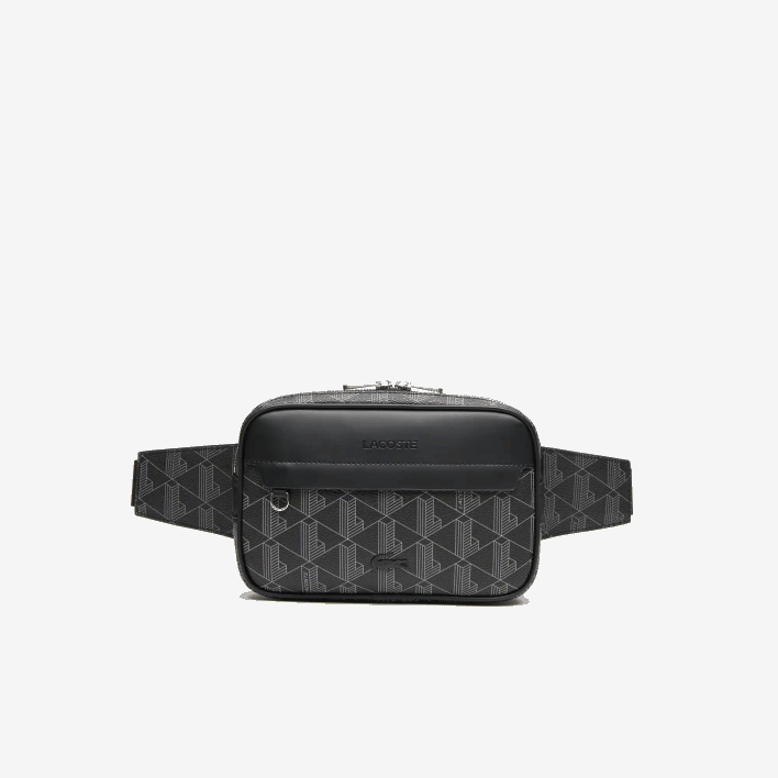Lacoste The Blend Monogram Print Bag 646T2080 Monogram Noir Gris H45 Men