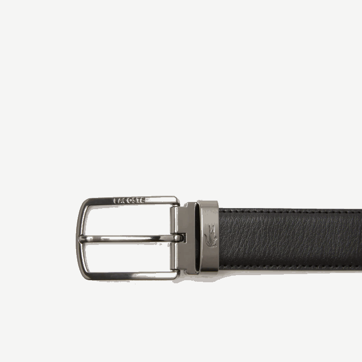 Lacoste Two Pin Buckle Belt Gift Set 646T2113 Noir Marine 166 672 Men