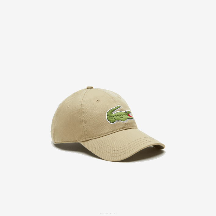 Lacoste Adjustable Organic Cotton Twill Cap 646T2138 Beige CB8 Men