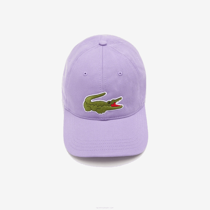 Lacoste Adjustable Organic Cotton Twill Cap 646T2255 Purple GFU Men