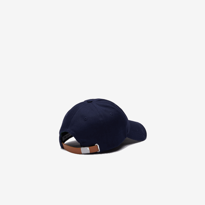 Lacoste Contrast Strap And Oversized Crocodile Cotton Cap 646T2233 Navy Blue 166 Men
