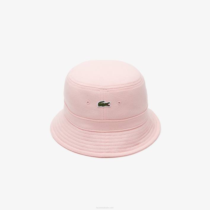Lacoste Organic Cotton Bucket Hat 646T2157 Pink KF9 Men