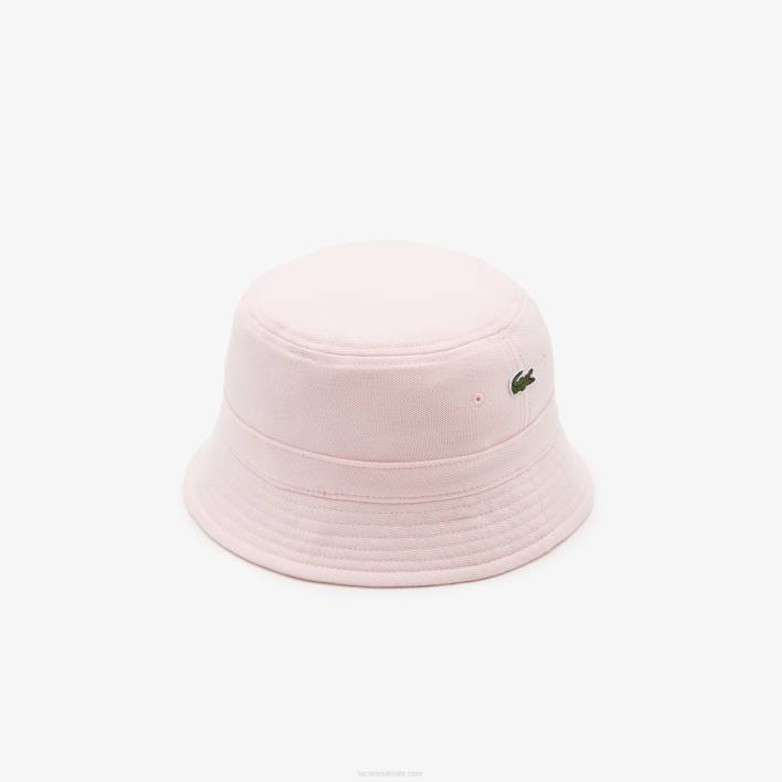 Lacoste Organic Cotton Bucket Hat 646T2158 Light Pink T03 Men