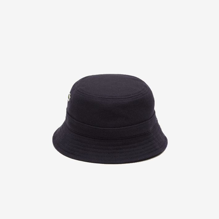Lacoste Organic Cotton Bucket Hat 646T2288 Navy Blue HDE Men