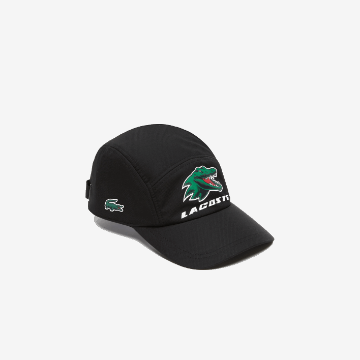 Lacoste SPORT Exclusive Crocodile Tennis Cap 646T2236 Black 031 Men