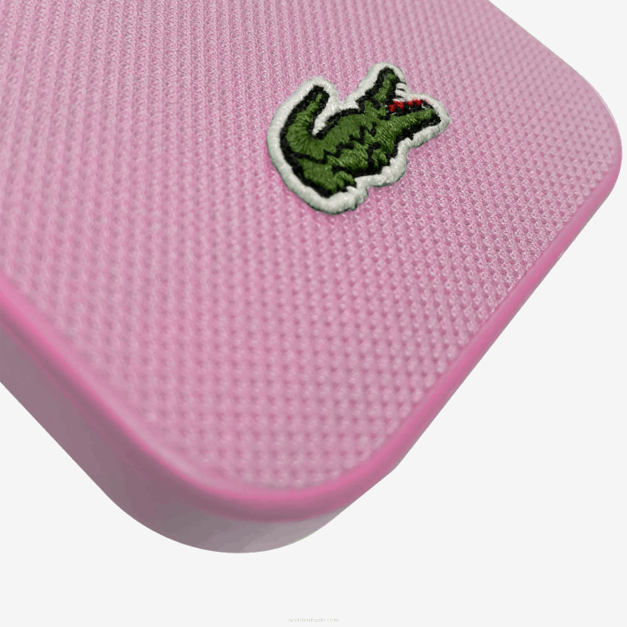 Lacoste Petit Pique Effect iPhone 14 Pro Case 646T2218 Parme M33 Men