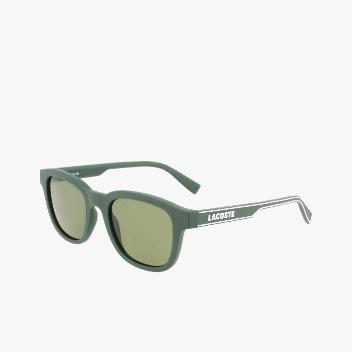 Lacoste Rectangle Active Line Sunglasses 646T2306 Matte Green 301 Men