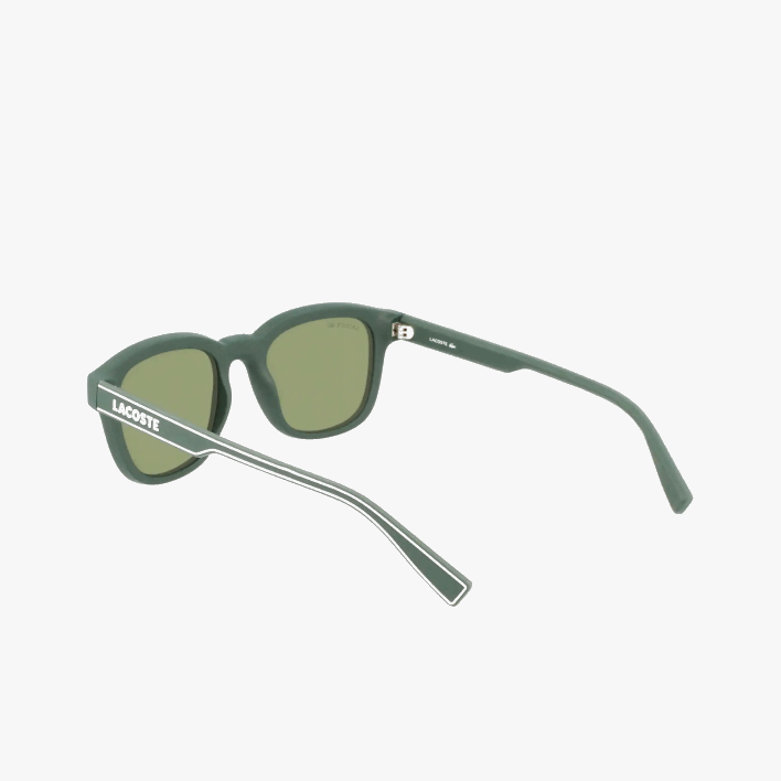 Lacoste Rectangle Active Line Sunglasses 646T2306 Matte Green 301 Men