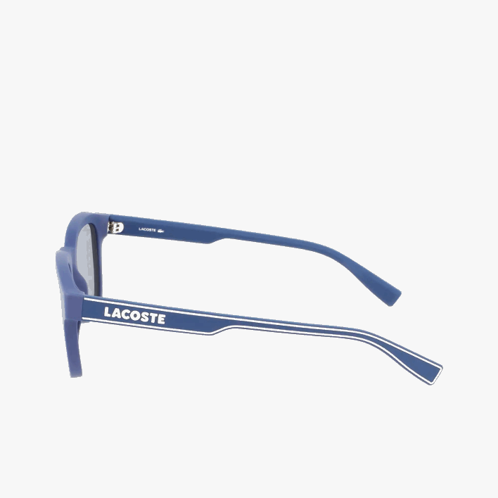 Lacoste Rectangle Active Line Sunglasses 646T2307 Matte Blue 401 Men