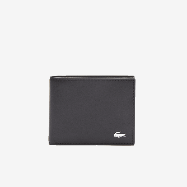 Lacoste Fitzgerald Leather Billfold 646T2029 Black 000 Men