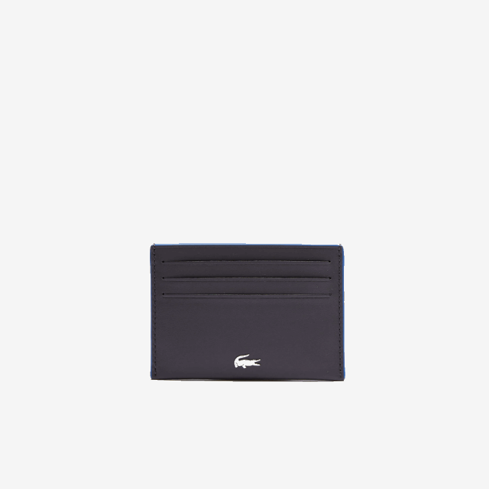 Lacoste Fitzgerald Leather Card Holder 646T2049 Magnet Lazuli G74 Men