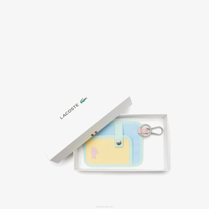 Lacoste Neocroc Colorblock Canvas Wallet 646T2048 Napolitain Panorama Serin J61 Men