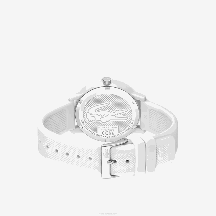 Lacoste 12.12 White Silicone Strap Watch 646T2203 White 000 Men