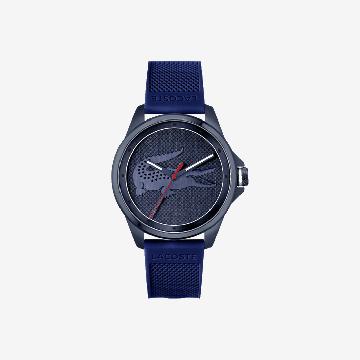 Lacoste Le Croc 3 Hands Blue Silicone Watch 646T2298 Blue 000 Men