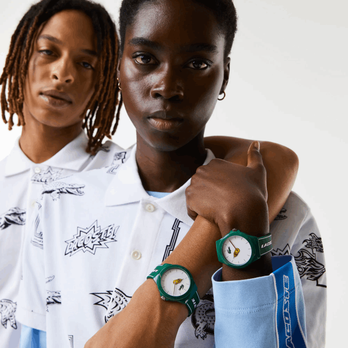 Lacoste Neocroc Green Silicone Strap Watch 646T2206 Green 000 Men