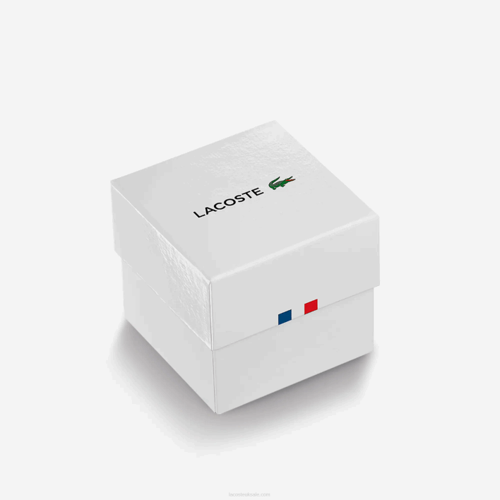 Lacoste Replay Black Leather Strap Watch 646T2318 Black 000 Men