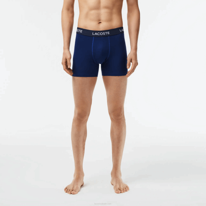 Lacoste 5-Pack Logo Waist Boxers 646T1398 Navy Blue F9F Men